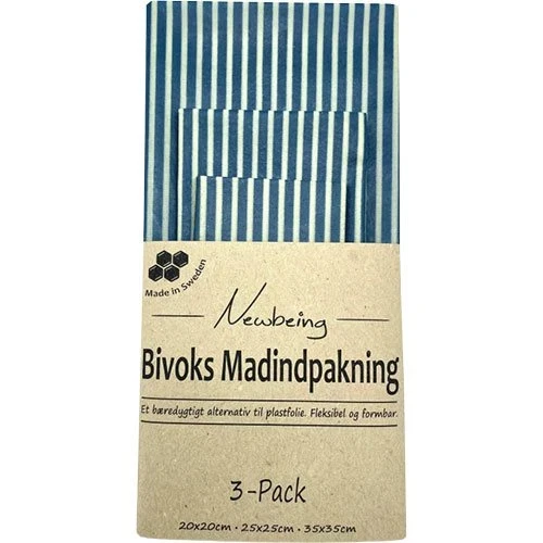 Bivoks Madindpakning Blå